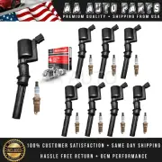 8 Ignition Coils & Motorcraft Platinum Spark Plugs For Ford E-250 Econoline