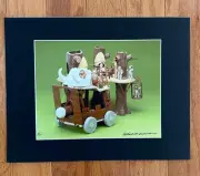 Vintage Kenner Star Wars Ewok Village Print Autographed Kim Simmons 1/125