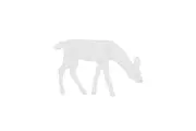 Christmas Reindeer Lighted Decoration 3D Reindeer Yard Decor for Lawn Garden Porch-Medium deer