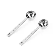 2Pcs Stainless Steel Coffee Scoop, 2 Tablespoon Measuring Spoon, Coffee Scoop...