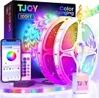 200Ft Bluetooth Long LED Strip Lights, Music Sync Tape Lighting, RGB Color Chang