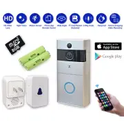 Battery Powered Wireless WiFi Doorbell - Audio, Video, Screenshot - Electriduct