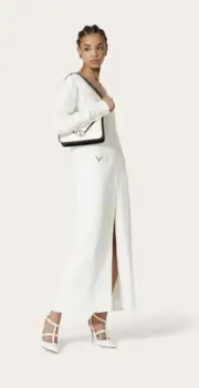 Valentino White Georgette DRESS- With Tags- RRP$8,900 AUD 40IT