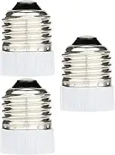 FINELED E27 to MR16 Gu5.3 Adaptor, E26/E27 to MR16/MR11/G4/G6.35 Lamp Holder Converter Adapter (Pack of 3)