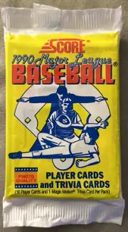1990 Score Pack Dave Schmidt Orioles (Top) Tommy Greene Rookie (RC) Braves (Back