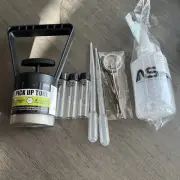 ASR Outdoor 8 Piece Gold Panning Magnifying Tweezers And Pick Up Tool Combo Kit