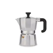 La Cafetiere Venice 3-Cup 150ml Espresso Maker Aluminum Coffee Moka Pot Silver