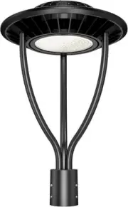 LED Post Top Light ETL DLC Listed 100W 80W 60W Adjustable 100W, 1 Pack