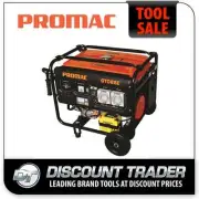 PROMAC 6.8KVA Pure Sine Wave RCD Weather Proof Outlets Torini 13HP Engine GT068E