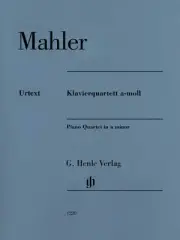 Mahler Piano Quartet in A minor Classical Sheet Music Henle Urtext Book