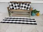 2 pcs of 18"X18" Buffalo Check Plaid Throw Pillow Covers Cushion Case Polyeste