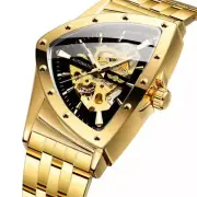 Military Triangle Skeleton Automatic Watch Men Sports Luxury Mechanical Watches