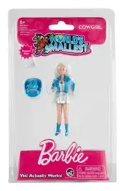 World's Smallest 4'' Posable Cowgirl Barbie