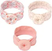 SWOOMEY 3Pcs Donuts Headbands for Knotted Design Hair Accessories Soft Comfortable Hairbands for Everyday Wear Special Occasions