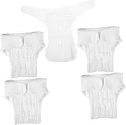 Beavorty Newborn to Toddler Reusable Nappy Pads 5 Pack of Washable Cotton Diaper Inserts Liners for Easy Changing