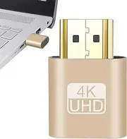 Display Port Plug, 1080P Display Adapter Support,4K Display Monitor Adapter,HDTV Display Emulator, Display Port Adapter to HdDMI,Virtual Display Commpatible with Wnndows, Maac OS, Linux Support
