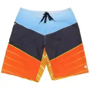 Oakley Blink Shorts Mens Size 32 M Fathom Blue Orange Boardies Swim Boardshorts