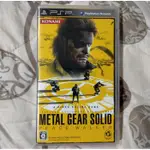 PSP 潛龍諜影 / 特攻神諜 METAL GEAR 潛龍諜影 和平先驅 純日版 (編號280)