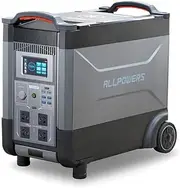 [ALLPOWERS] Portable Power Station R4000 3456Wh 3600W(Surge 6000W) Huge Power Supply Backup with 4* AC Outlets, UPS Function Solar Generator for Outdoor RV Camping Home Use Emergency, 2 Hours to Full