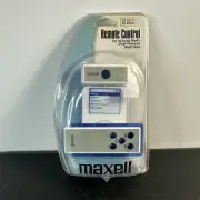 Maxell Remote Control & Receiver for 3G or 4G iPod, iPod photo or iPod mini NEW