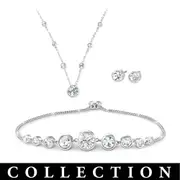 Faceted Crystal Jewellery Collection With Custom Travel Case