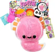 Fluffie Stuffiez Small Collectible Plush - AXOLOTL - Suprise Reveal Unboxing wit
