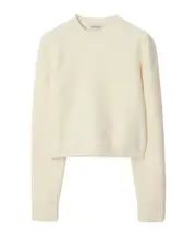 chenille-texture jumper S snowflake color