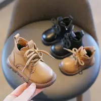 在飛比找ETMall東森購物網優惠-軟底冬季寶寶棉鞋女童加絨馬丁靴