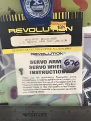 Revolution RVO3532 Machined 1/2 Servo Arm SHT:JR/Air OrignalNewOldStockShipp