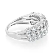 Luminesce Lab Grown 2 Carat Diamond Ring in Sterling Silver