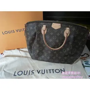 二手正品 LV M48814 Turenne MM 大款 38CM 兩用包 水餃包 現貨