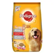Pedigree Adult Dry Dog Food (High Protein Variant), Chicken, Egg & Rice , 10 KG