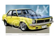 LX Torana A9X Car Print Holden Torana Drawings From Unique Autoart ( 6 Colours )