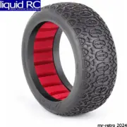 AKA Racing 14017SR 1/8 Buggy Chainlink Soft Tire w/ Red Insert 2