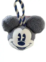 Harry Barker | Gray Mickey Mouse Head | Squeaky Plush Dog Toy