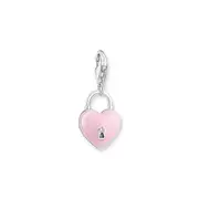 Buy Pink Heart padlock charm Pendant silver by Thomas Sabo online - THOMAS SABO Australia