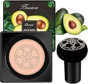 Cushion Foundation | BB Cream Foundation CC Cream | Liquid Foundation BB Cream with Avocado Extracts, Moisturizing Concealer Lasting Brightening for Natural Nude Makeup (Color : Natural Color)
