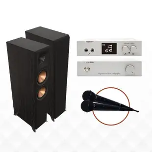 【FIESTA】數位混音機+擴大機-100W+KLIPSCH RP-6000FII落地型喇叭(卡拉OK、雲端K歌機、Fiesta、嘉年華)