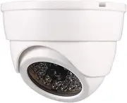 XYWHPGV Fake Security Camera Dummy Dome CCTV with Blinking Red LED Warning Light for Home Outdoor Indoor White(a3ad0 2e310 0cb5f 4f4a4 5a44a d88f4