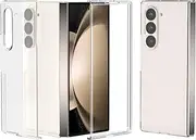 [Ltezixal] Case Compatible with Samsung Galaxy Z Fold6, [Anti-Yellowing] [Military Drop Protection] Shockproof Protective Phone Case Fits Galaxy Z Flod6,Clear