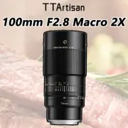 TTartisan 100mm F2.8 Macro 2X Full Frame MF Lens for E/X/Z/RF/L/EF/GFX/F Mount