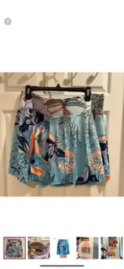 NWT Jamie Sadock Golf tennis Skirt skort Color Cadiz Blue Skirt Sz 14 MSRP $93