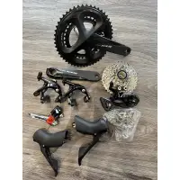 在飛比找蝦皮購物優惠-Shimano R7000 105 全套變速器 飛輪34T 