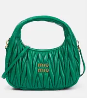 [Miu Miu] Miu Miu Miu Wander matelassé shoulder bag One Size green