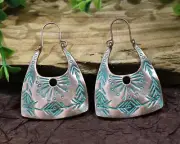 2” Bronze-tone Earring Set Bohemian Retro Drop Dangle Hook New Free Ship 7115