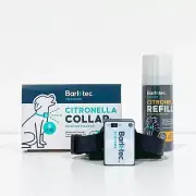 [Barktec] BT-100 Bark Control Kit - Citronella Spray, Anti Bark Dog collar