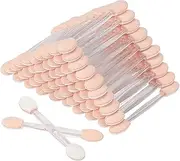 Akstore 100PCS Disposable Dual Sides Eye Shadow Sponge Applicator Eyeshadow Brushes Makeup Brush Clear