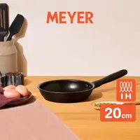 在飛比找ETMall東森購物網優惠-【MEYER 美亞】IH全黑陽極陶瓷不沾平底鍋20CM - 