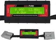 KickAss Digital DC Watt Meter for Portable 12V Solar Panels- Anderson Connection