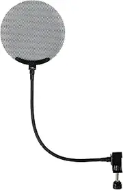 Gator Frameworks Metal Screen Pop Filter with 12.4-Inch Gooseneck (GFW-POPFILTER-MTL)